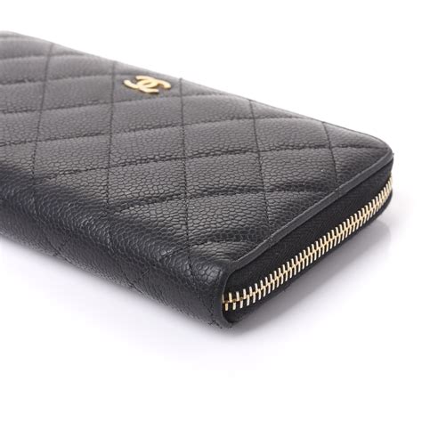 chanel large zip wallet|genuine chanel wallets.